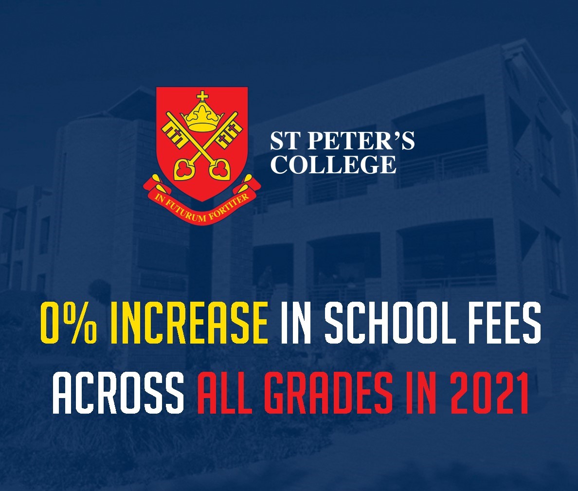 St Peter s College Announces A 0 Tuition Fee Increase For 2021 News
