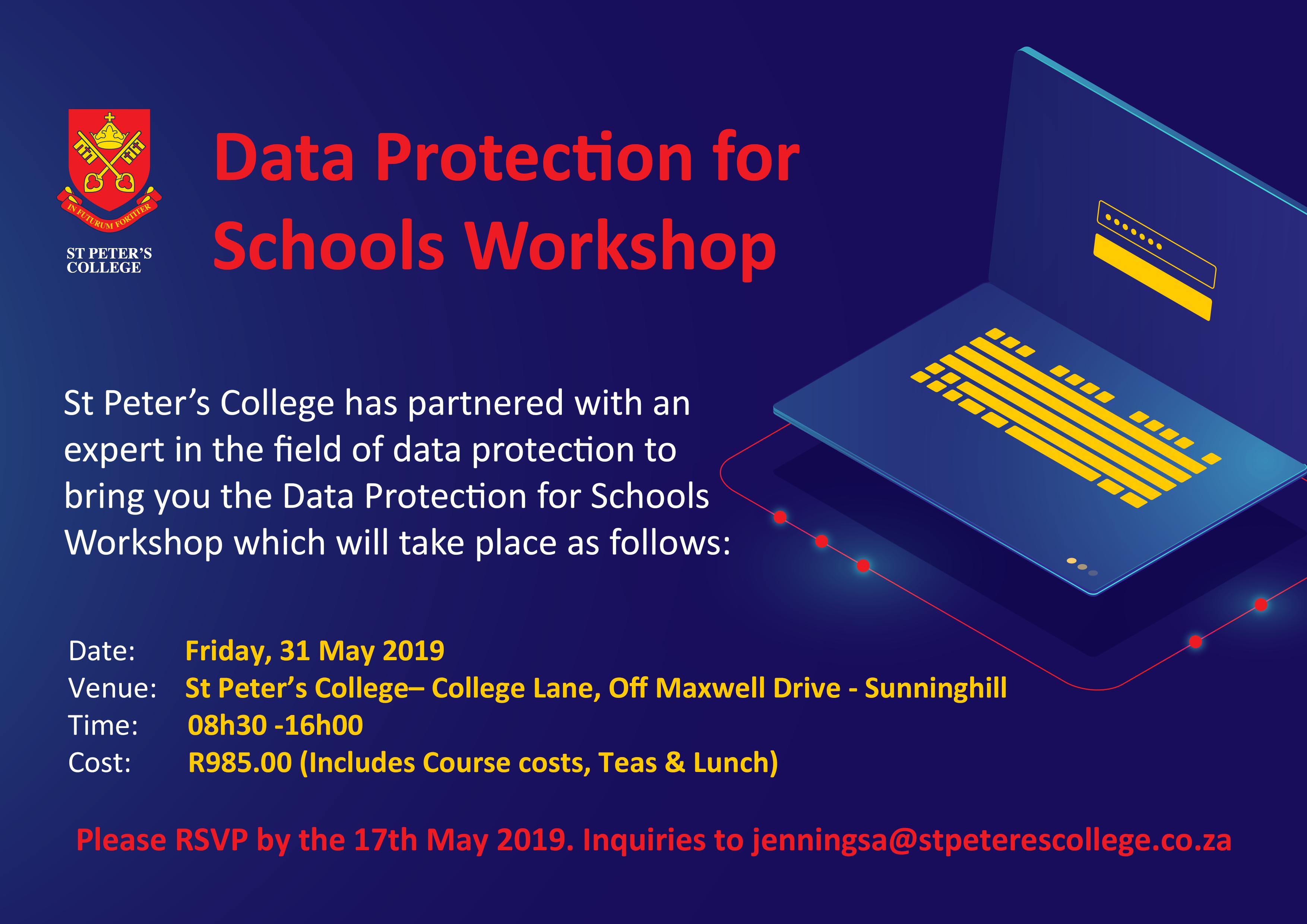 Data Protection for Schools Workshop – News – St Peter’s Schools ...